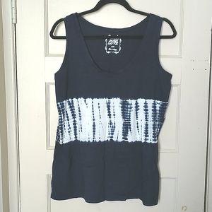 BNWT Ricki's Size M Navy Blue Tie Dye Tank Top